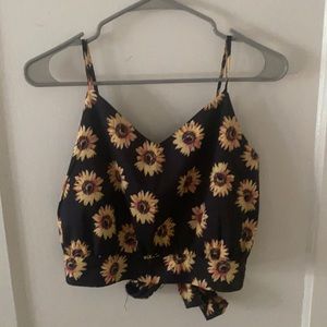 Sunflower Crop Top